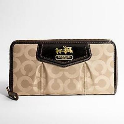 discounted Coach Wallets - 43259 coffee